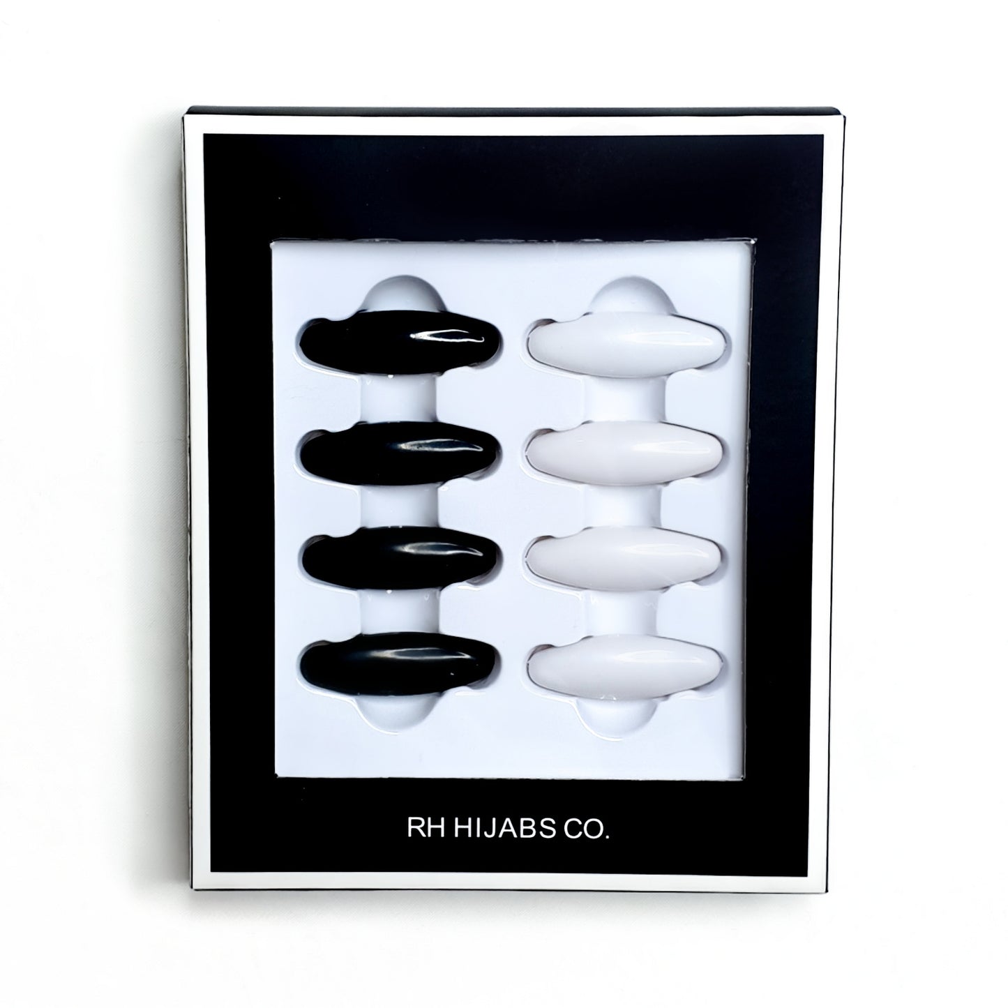 Hijab Pins - Black/White
