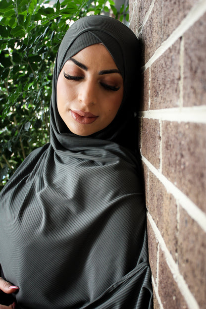 Instant Ribbed Jersey - Rosemary