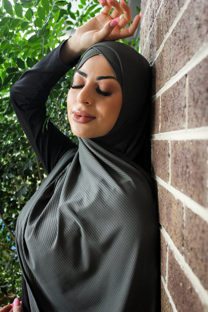 Instant Ribbed Jersey - Rosemary