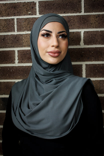 Instant Ribbed Jersey - Rosemary