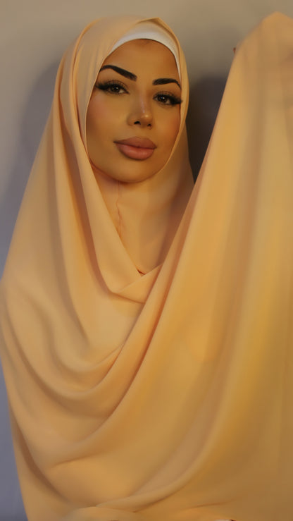 Instant Chiffon - Peach Nude