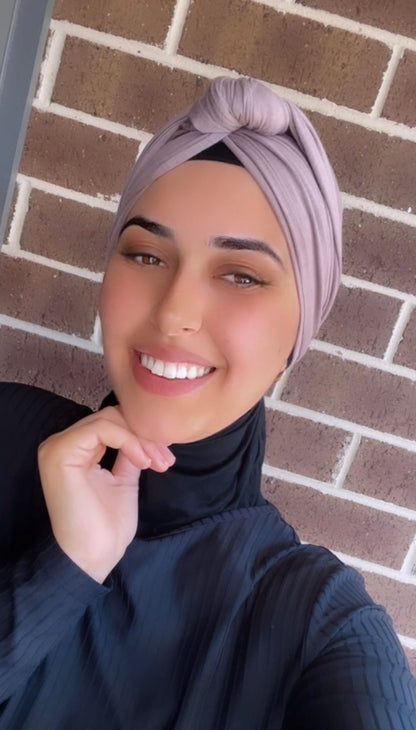 Turban Wrap - Taupe