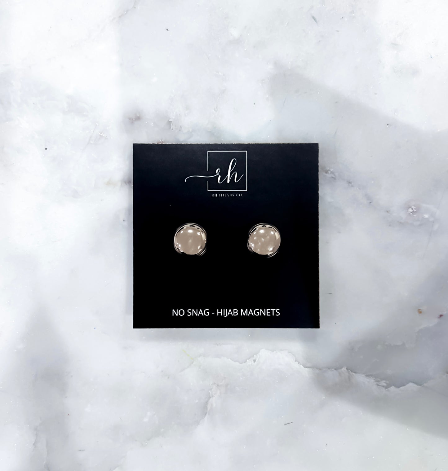 Chrome Hijab Magnets - Gold