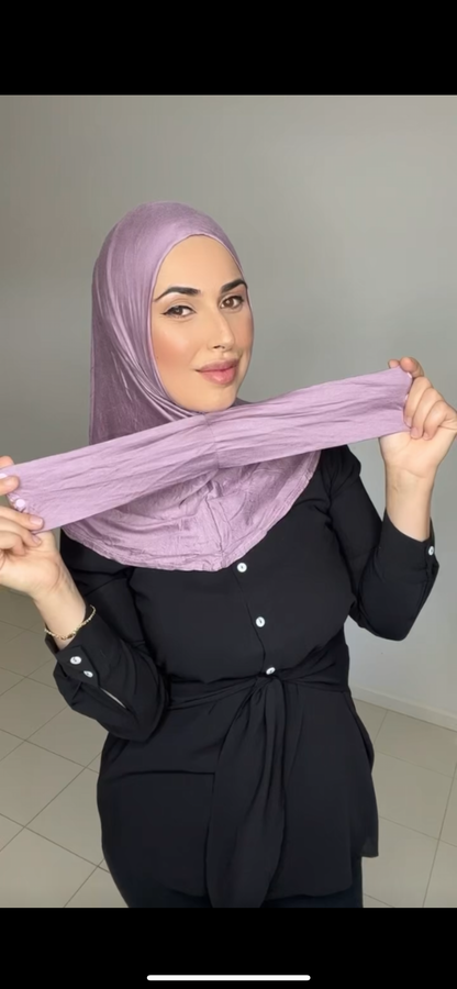 Button Up Ninja Cap - Lavender