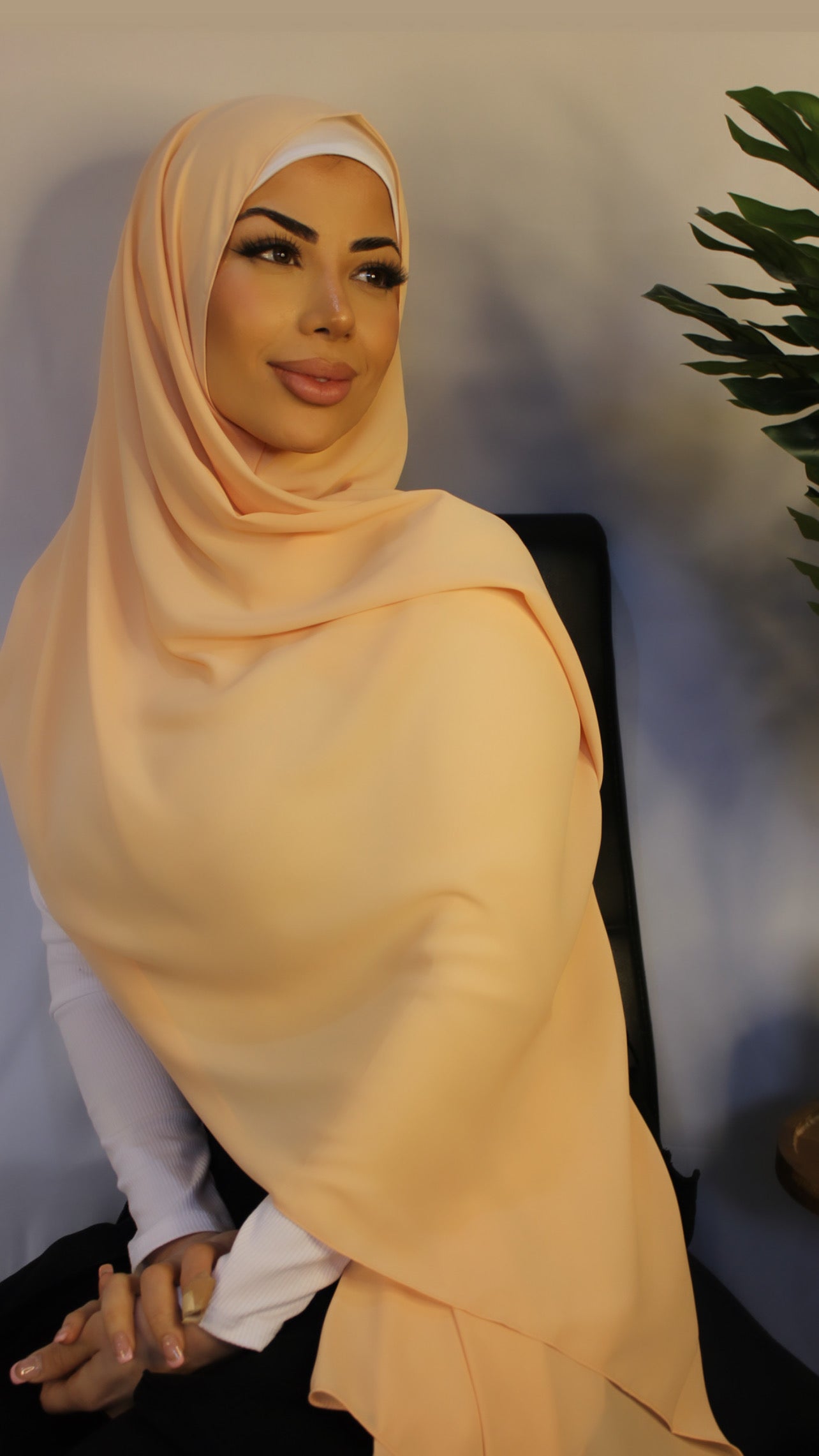 Instant Chiffon - Peach Nude