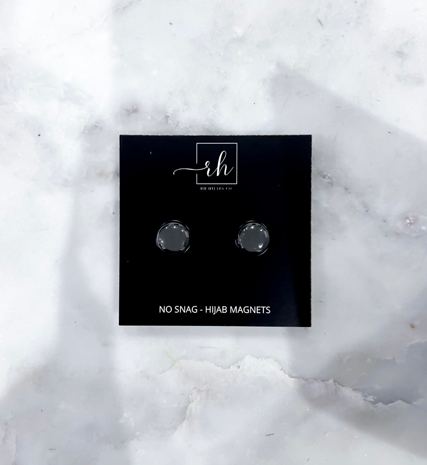 Chrome Hijab Magnets - Onyx