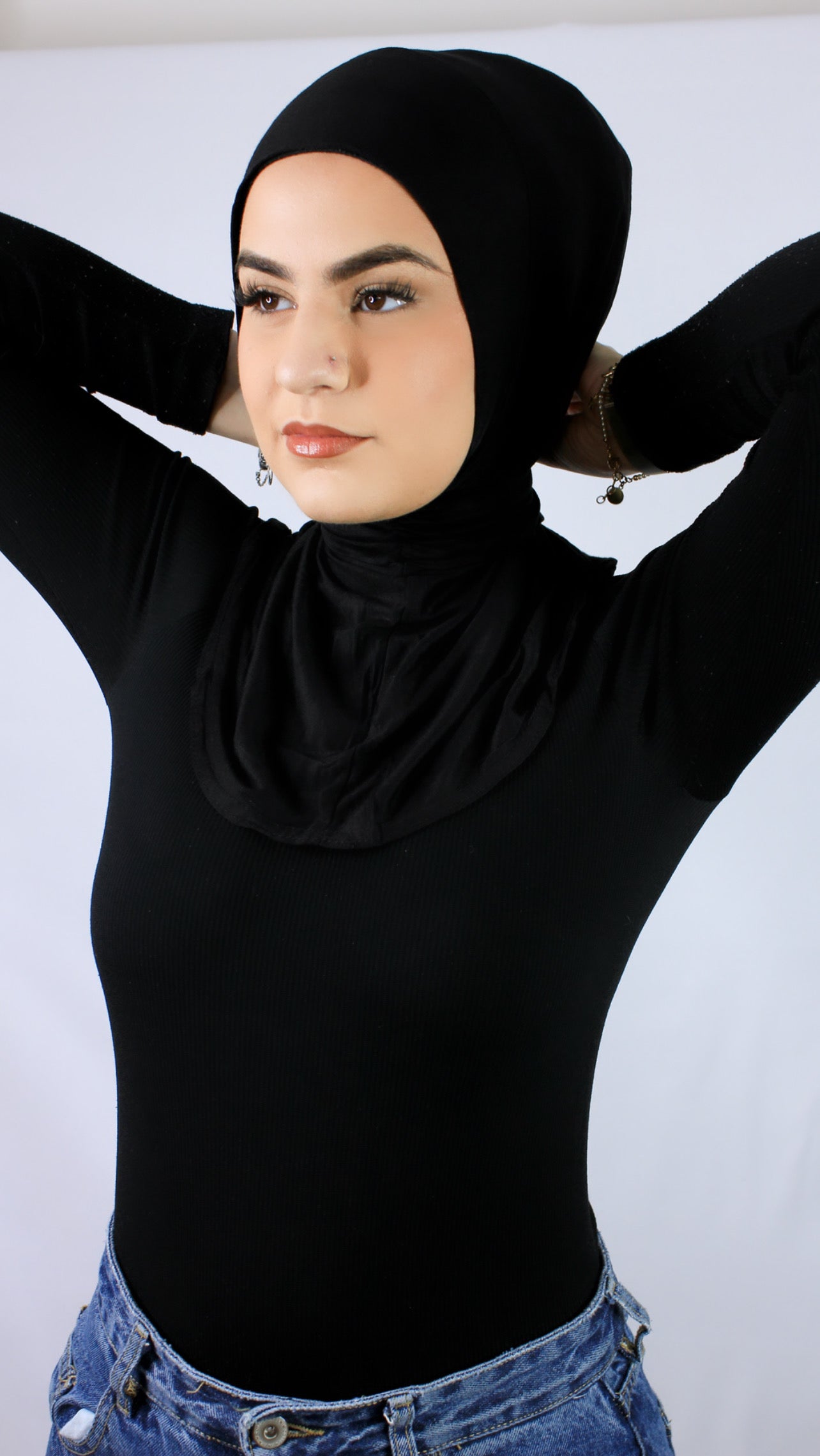 Button Up Ninja Cap - Black